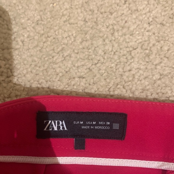 Zara Vibrant Pink Flare Pants - Picture 2 of 6
